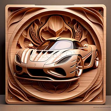 3D мадэль Koenigsegg Gemera (STL)